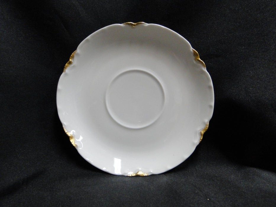 Haviland (Limoges) Schleiger 23, Gold Daubs: Cup & Saucer Set, 2 1/8" Tall