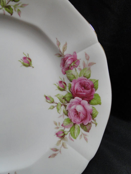 Adderley 7055, Pink Roses w/ Gold Trim: Dinner Plate, 10 1/4"