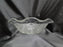 Jeannette Glass Iris & Herringbone Clear: Ruffled Salad Bowl, 9 1/2", As Is