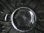 Jeannette Glass Iris & Herringbone Clear: Ruffled Salad Bowl, 9 1/2", As Is