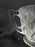 Jeannette Glass Iris & Herringbone Clear: Open Sugar Bowl, 3 1/8" Tall, As Is