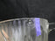 Jeannette Glass Iris & Herringbone Clear: Open Sugar Bowl, 3 1/8" Tall, As Is