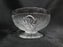 Jeannette Glass Iris & Herringbone Clear: Low Sherbet (s), 2 1/4" Tall, As Is