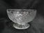 Jeannette Glass Iris & Herringbone Clear: Low Sherbet (s), 2 1/4" Tall, As Is
