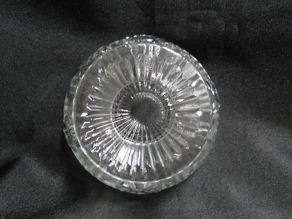 Jeannette Glass Iris & Herringbone Clear: Low Sherbet (s), 2 1/4" Tall, As Is