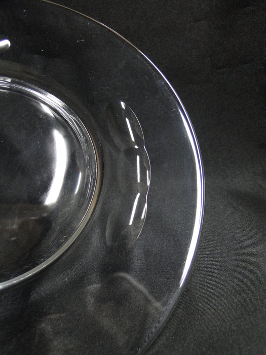 Val St. Lambert Riviera, 9 Cut Thumbprints: Luncheon Plate (s), 7 7/8"