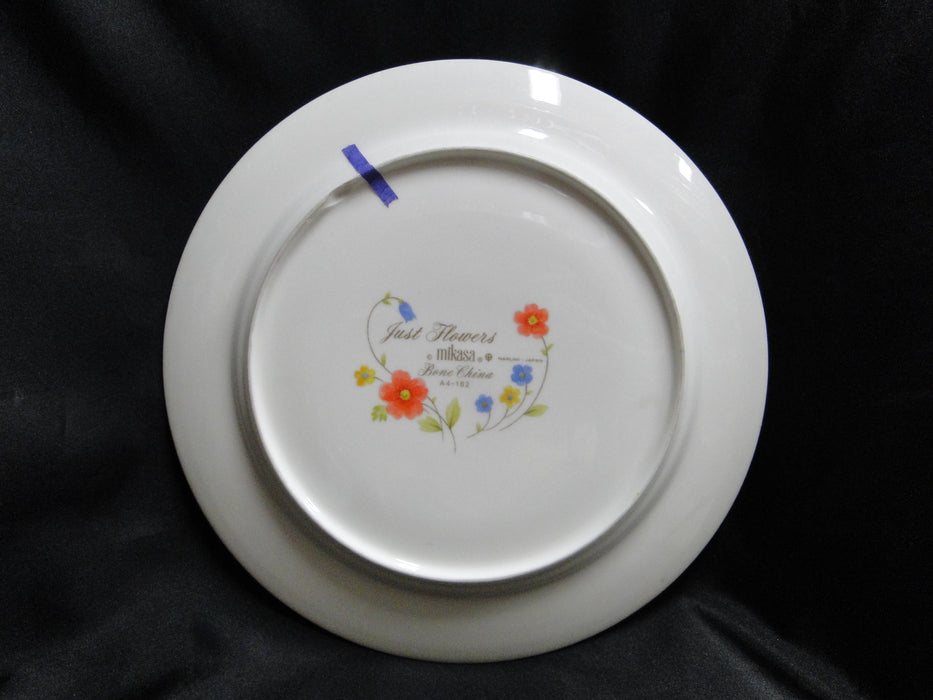 Mikasa Just Flowers, Pink/Blue/Yellow Flowers: Dinner Plate (s), 10 1/2", As Is