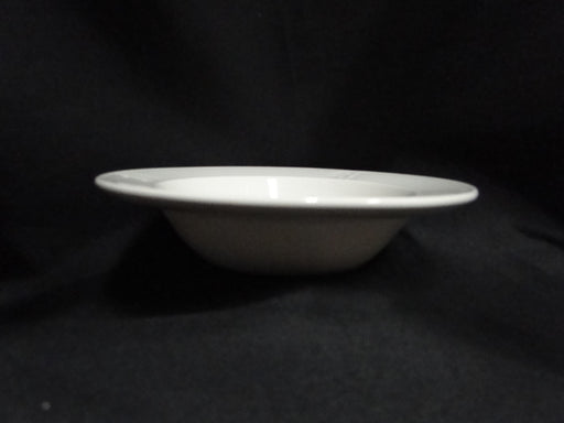 Metlox Poppytrail Jamestown, White w/ Rivets on Rim: Rim Fruit Bowl (s), 6 1/4"