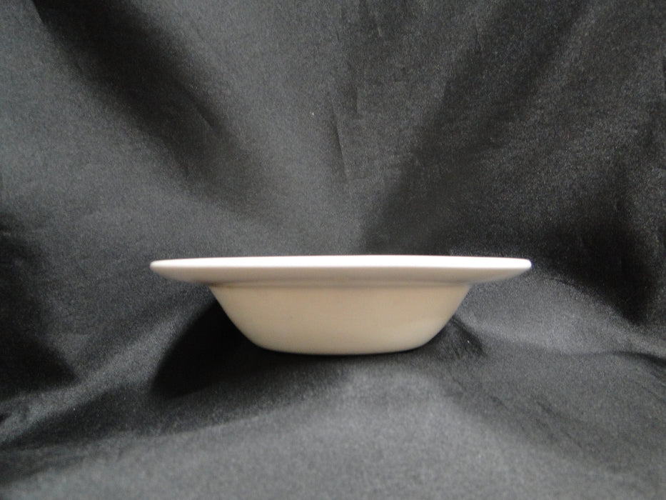 Metlox Poppytrail Jamestown, White w/ Rivets on Rim: Rim Fruit Bowl (s), 6 1/4"