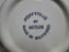 Metlox Poppytrail Jamestown, White w/ Rivets on Rim: Rim Fruit Bowl (s), 6 1/4"