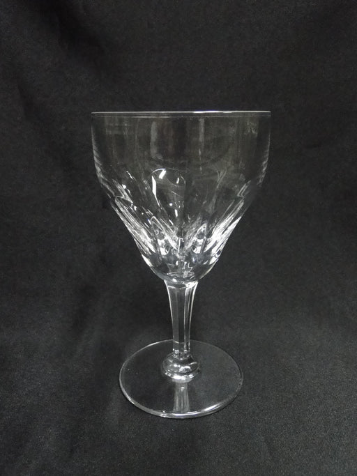 Val St. Lambert Riviera, 9 Cut Thumbprints: Port Wine (s), 5 3/8" Tall