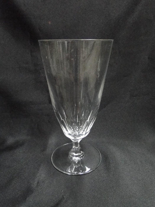 Val St. Lambert Riviera, 10 Cut Thumbprints: Iced Tea (s), 7 1/8" Tall