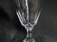 Val St. Lambert Riviera, 10 Cut Thumbprints: Iced Tea (s), 7 1/8" Tall