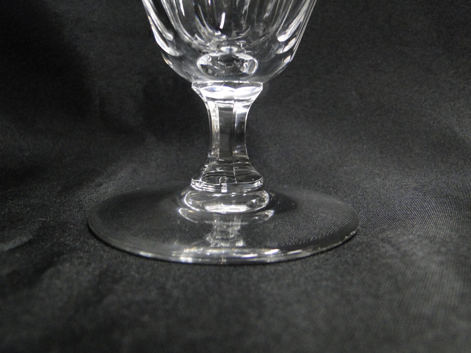 Val St. Lambert Riviera, 10 Cut Thumbprints: Iced Tea (s), 7 1/8" Tall