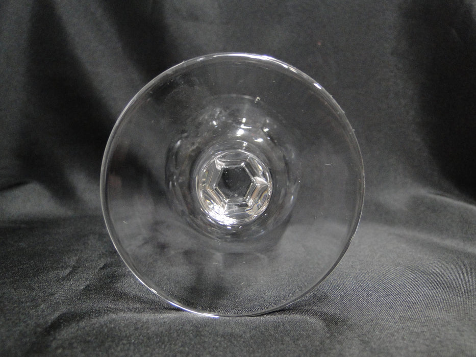 Val St. Lambert Riviera, 10 Cut Thumbprints: Iced Tea (s), 7 1/8" Tall