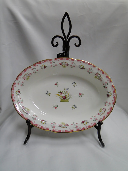 Tripar York Mahogany Metal Table Top Large Stand for One Bowl / Platter, 12 1/4"