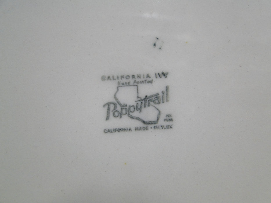 Metlox Poppytrail California Ivy: Luncheon Plate, 9 3/8", Crazing