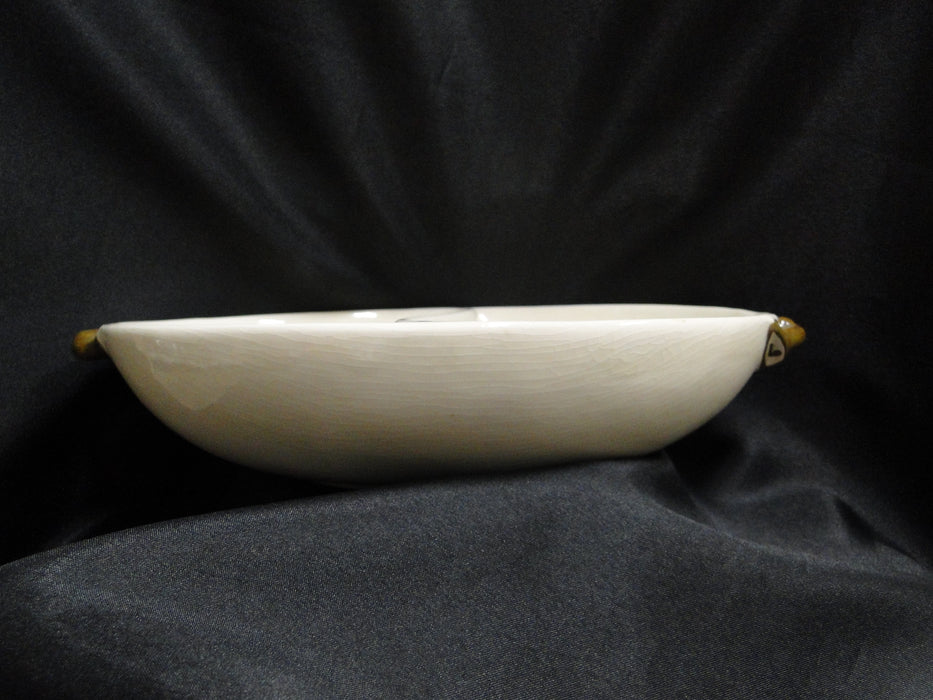 Metlox Poppytrail California Ivy: Divided Serving Bowl, 11" x 7 1/4", Crazing