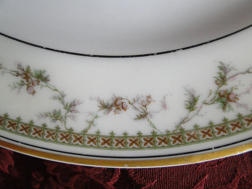 Haviland (Limoges) Yale, Gold & Black Trim: Luncheon Plate, 8 3/4"