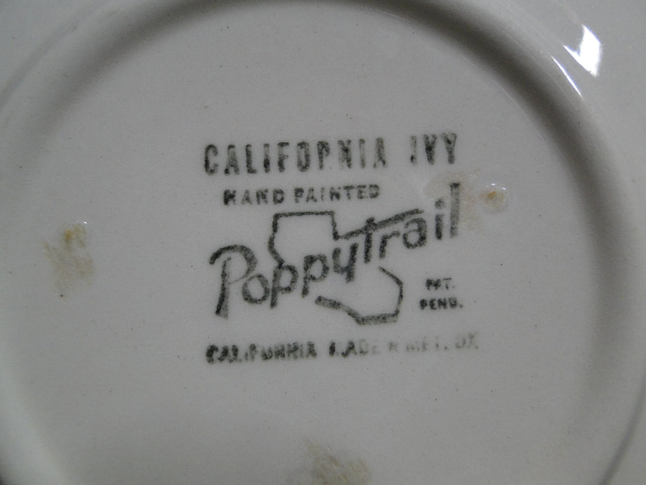 Metlox Poppytrail California Ivy: Coupe Soup Bowl, 6 3/4" x 1 3/4", As Is