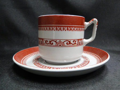 Spode Heritage Red, Eagle, New Stone: Demitasse Cup & Saucer Set (s), 2 1/2"