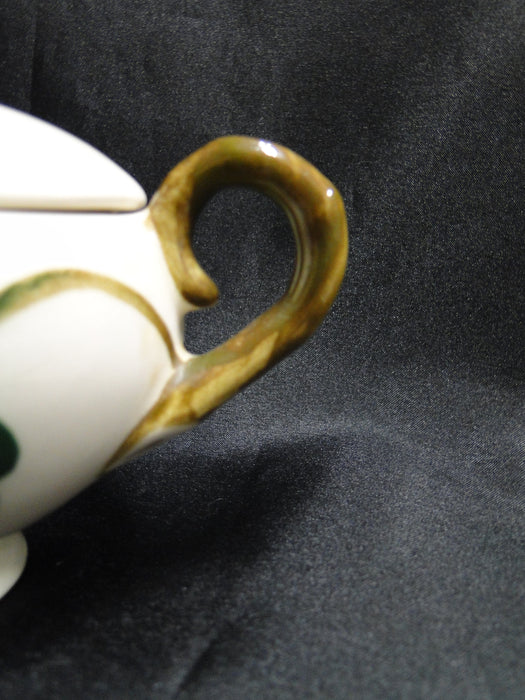 Metlox Poppytrail California Ivy: Sugar Bowl & Lid, 4" Tall, As Is