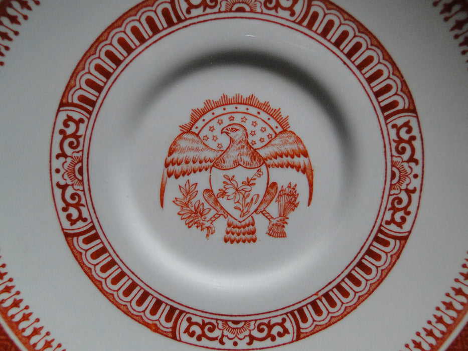 Spode Heritage Red, Eagle, New Stone: Cup & Saucer Set (s), 2 5/8" Tall