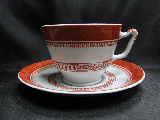 Spode Heritage Red, Eagle, New Stone: Cup & Saucer Set (s), 2 5/8" Tall