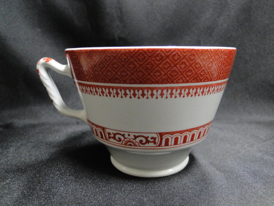 Spode Heritage Red, Eagle, New Stone: Cup & Saucer Set (s), 2 5/8" Tall