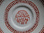Spode Heritage Red, Eagle, New Stone: 5 3/4" Saucer (s) Only, No Cup