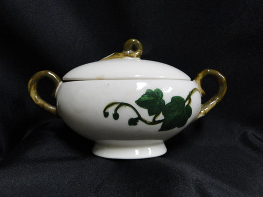 Metlox Poppytrail California Ivy: Sugar Bowl & Lid, 4" Tall, As Is