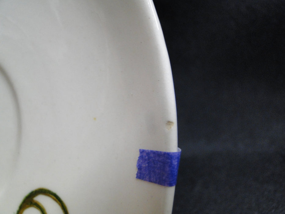 Metlox Poppytrail California Ivy: 6" Saucer, As Is