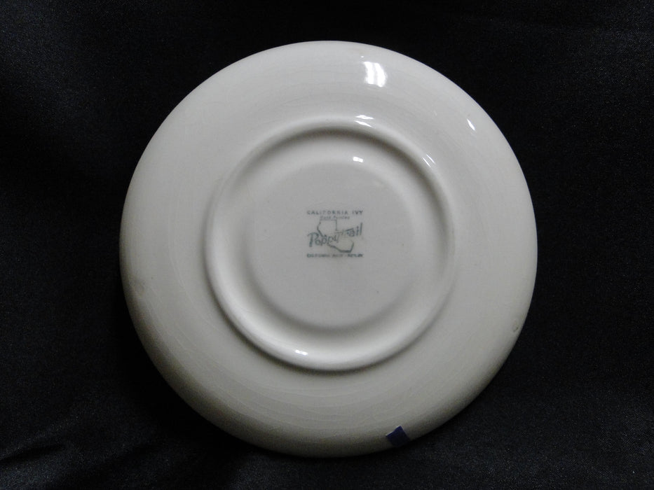 Metlox Poppytrail California Ivy: 6" Saucer, As Is