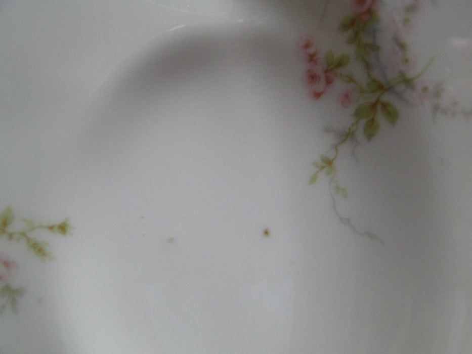 Haviland (Limoges) Schleiger 334-1, Pink Roses: Oval Platter, 13 1/2"