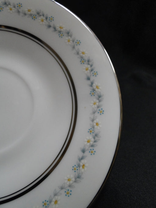 Oxford (Lenox) Holyoke, Daisies, Gray & Blue Leaves: 6" Saucer (s) Only, No Cup