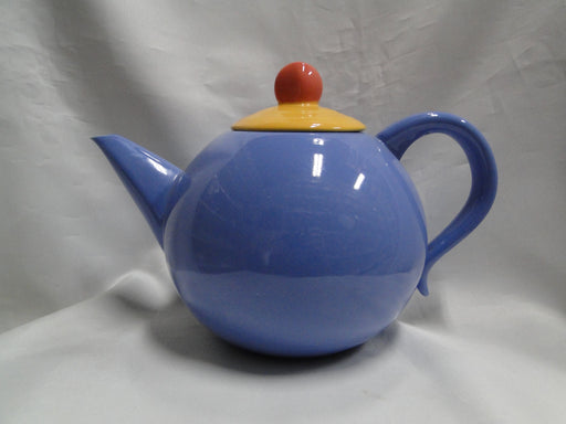 Lindt-Stymeist Colorways: Teapot & Lid, Blue, Yellow, Salmon, 6 1/2"