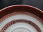 Spode Heritage Red, Eagle, New Stone: 7" Cream Soup Saucer Only, No Bowl, Faded