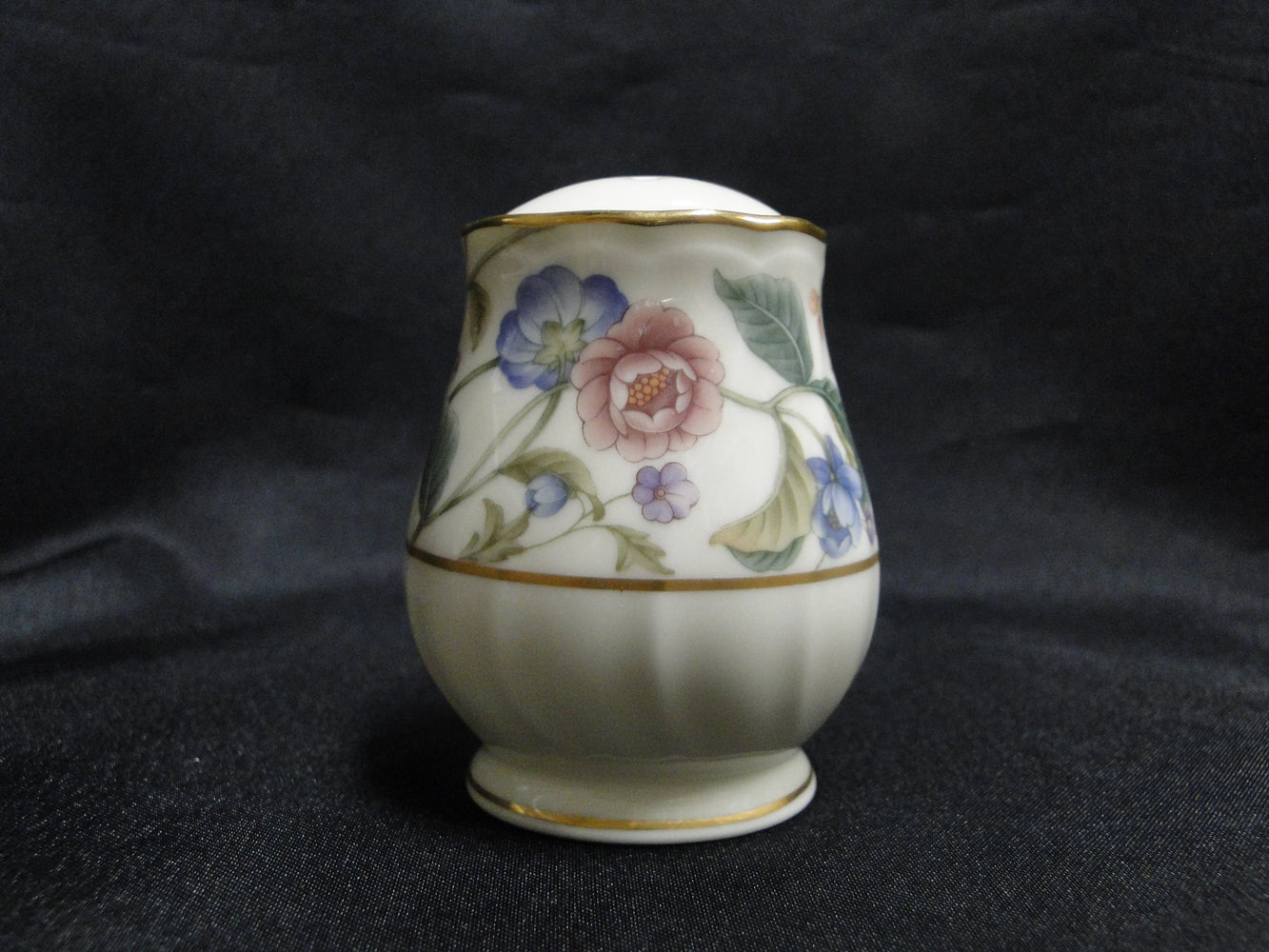 Noritake La Prada, 4703, Cream w/ Flowers: Salt OR Pepper Shaker, 4 Holes