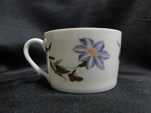 Raynaud Ceralene Mon Jardin, Flowers, Butterflies: Cup & Saucer Set, As Is