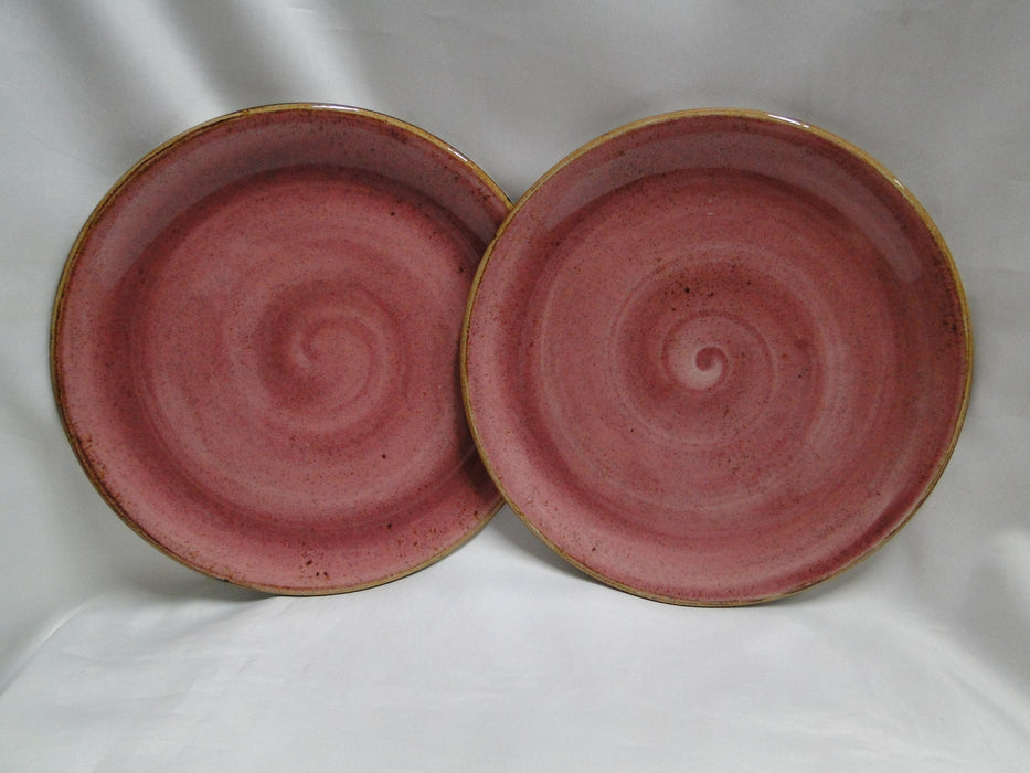 Steelite Craft, England: NEW Raspberry (Pink) Coupe Salad Plate (s), 8"