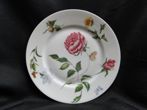 Raynaud Ceralene Mon Jardin, Flowers, Butterflies: Salad Plate, 7 5/8, As Is