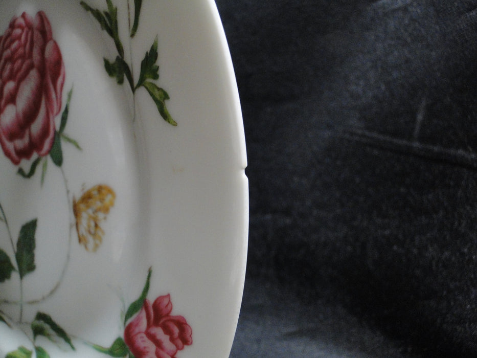 Raynaud Ceralene Mon Jardin, Flowers, Butterflies: Salad Plate, 7 5/8, As Is