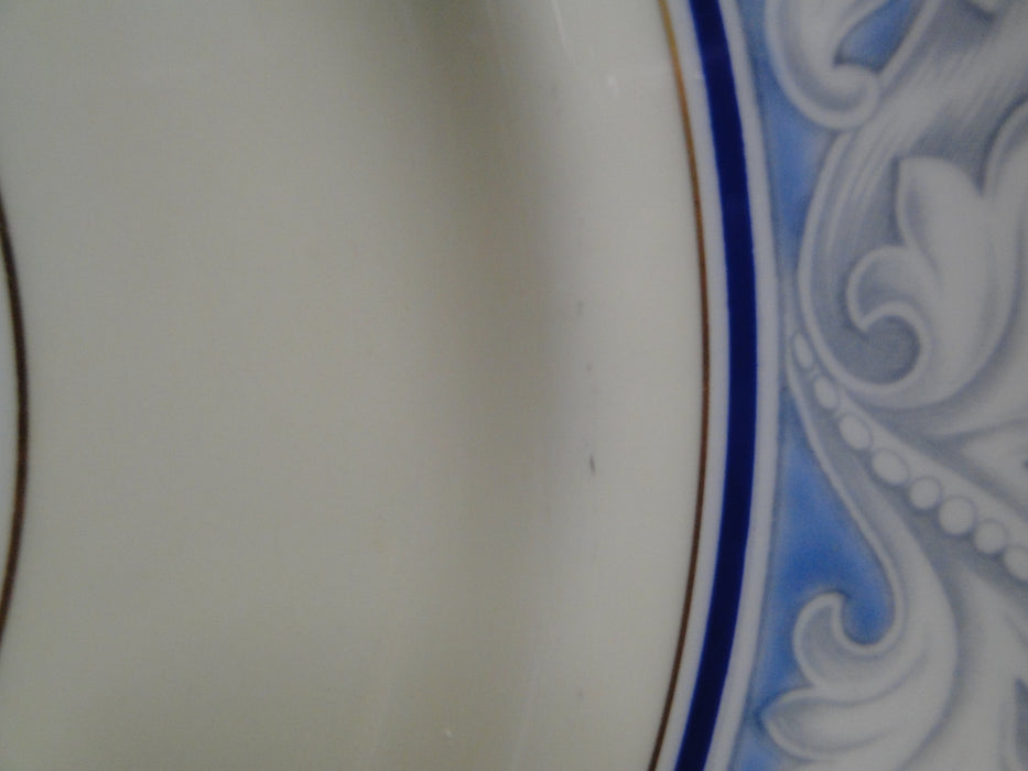 Royal Doulton The Tewkesbury, Scrolls on Blue Rim: Dinner Plate (s), 10 5/8"