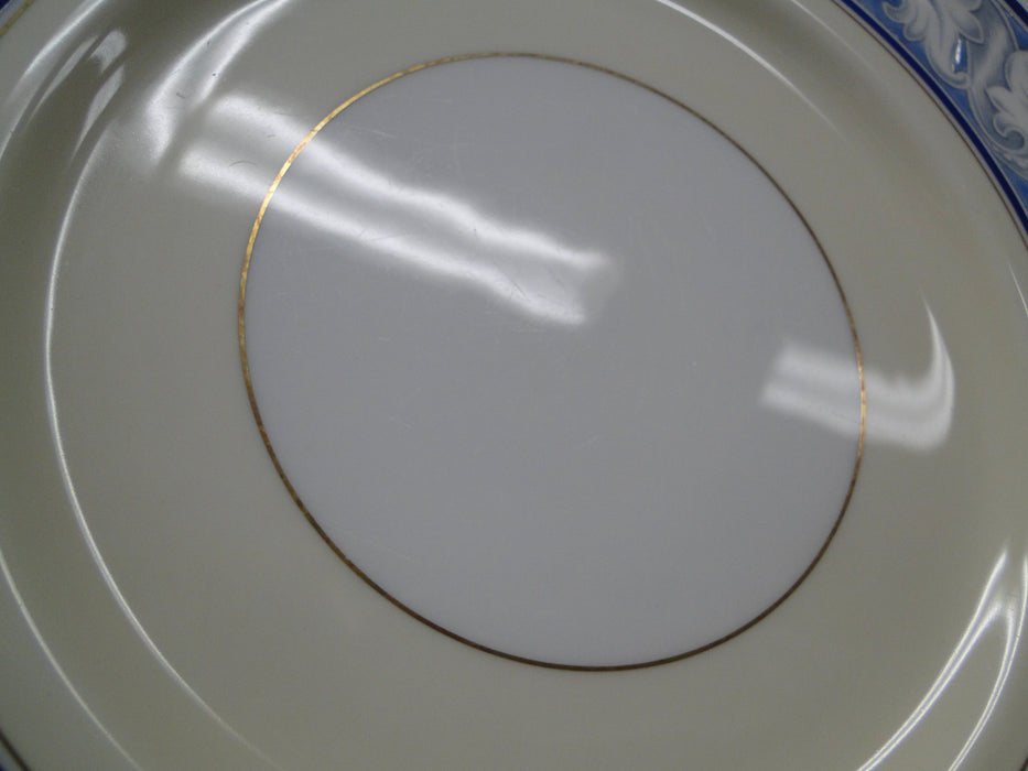Royal Doulton The Tewkesbury, Scrolls on Blue Rim: Dinner Plate (s), 10 5/8"