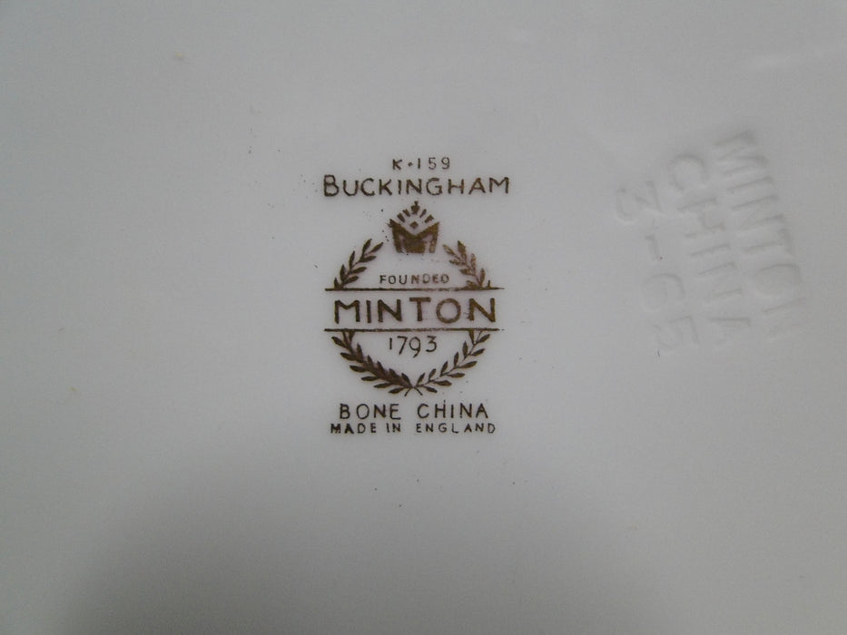 Minton Buckingham, Encrusted Gold Trim, Cream Rim: Dinner Plate (s), 10 3/4"