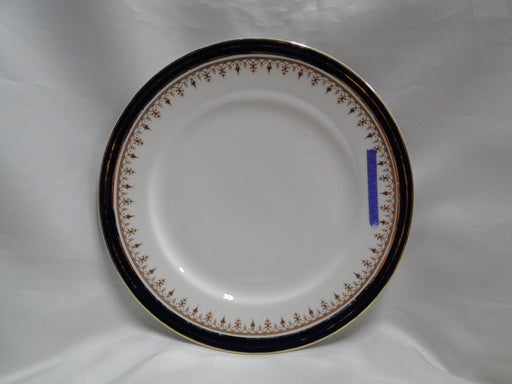 Aynsley Leighton Smooth, Cobalt & Gold Bands: Salad Plate, 8 1/8", Wear