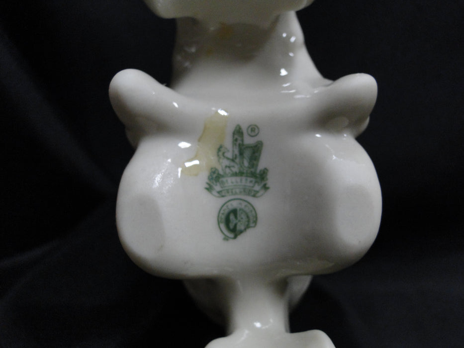 Belleek Giftware, Ireland: Fermanagh Vase (s), 5 3/4", Yellow Inside