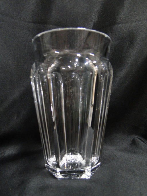 Baccarat Nelly, Clear w/ Paneled Sides: Flower Vase, 4 1/4" x 6 3/4" Tall