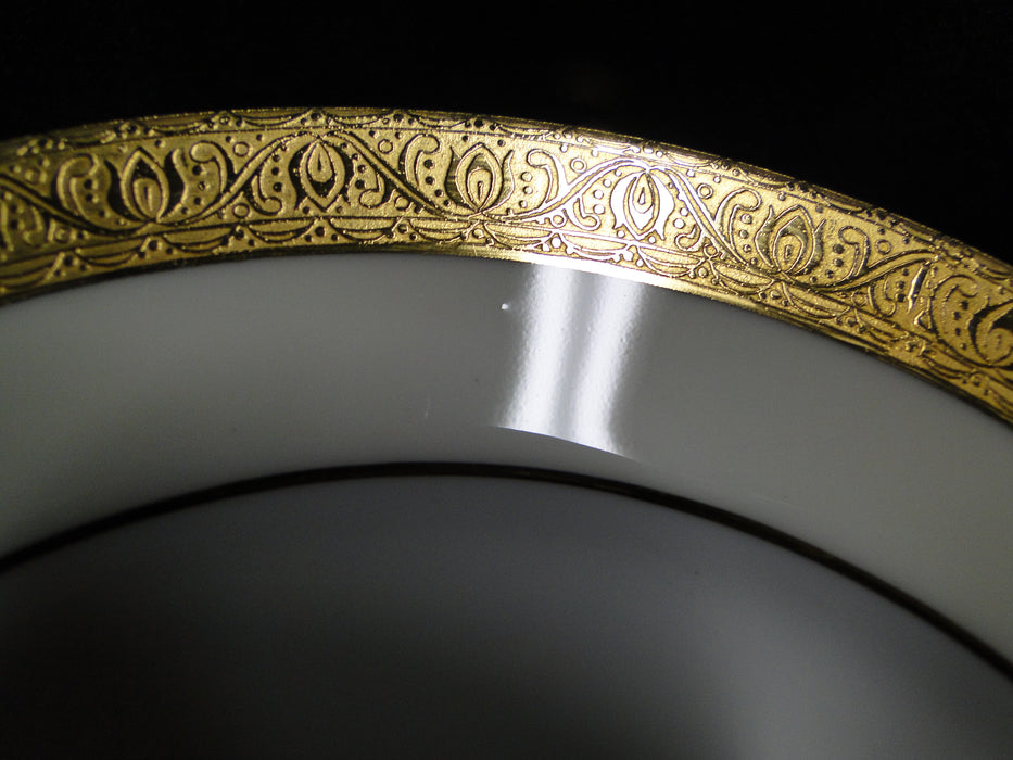 Minton Buckingham, Encrusted Gold Trim, Cream Rim: Bread Plate (s), 6 1/8"