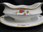 Celebrate CEB61, Red, Blue, Yellow Bird: Gravy w/ Attached Underplate